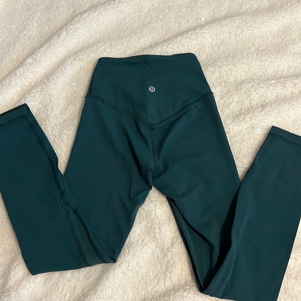 LULULEMON ALIGN V WAIST turquoise leggings